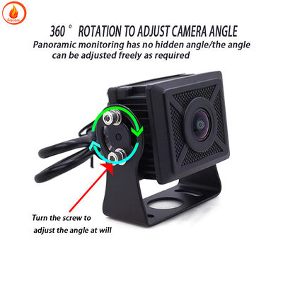 Black Auto Car Security Camera Waterproof And Shock Absorbing