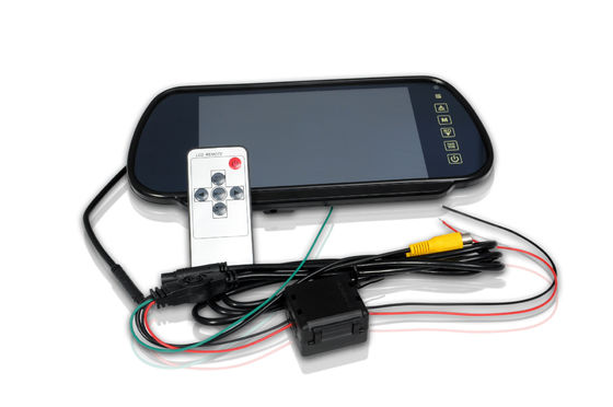 7W Car Wifi Monitor High Resolution 7 Inch Rearview Mirror Display