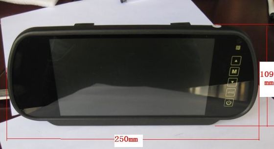 7W Car Wifi Monitor High Resolution 7 Inch Rearview Mirror Display