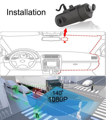 2MP 4G WIFI Remote Monitor Mini Dual Dashboard Camera DVR For Motor Bike With GPS ADAS DMS BSD