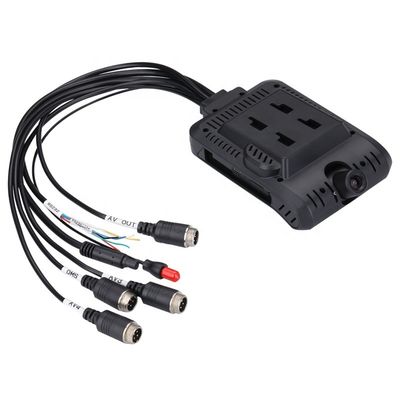 4CH CCTV AI GPS Dash Cam Mobile DVR Camera System for Bus Taxi 512G TF Card ADAS DSM 4G GPS