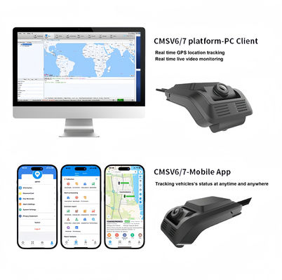 Firecore HX-880 24H Loop Recording 4G WIFI G-SENSOR DMS ADAS BSD Dashcam Rear Front Inside Dash Camera for Taxi Bus