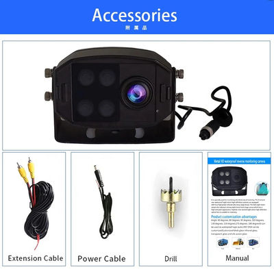 Firecore X-02 DC12V HD 1080P Front And Rear Parking Cameras Night Vision IP69K Parking Assistance Camera System
